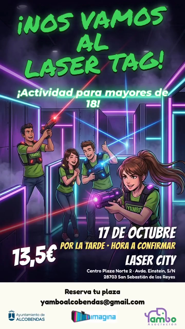 ¡Nos vamos al Laser Tag!